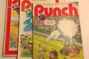 3 Vintage 1980s Punch Magazines