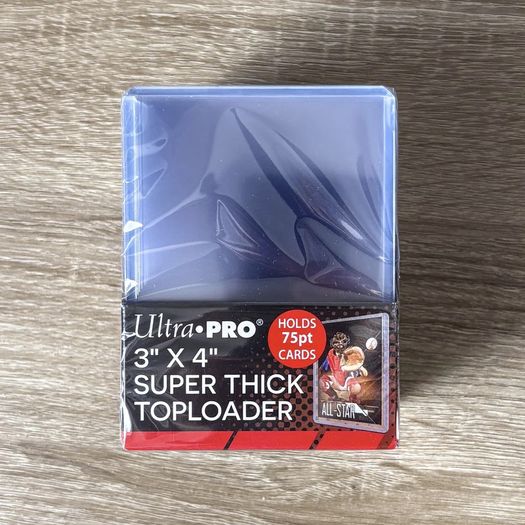 25x Ultra Pro Super Thick 3 x 4 Inch 75pt Top Loaders Toploaders Cards Protection Cases Sealed