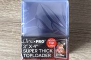 25x Ultra Pro Super Thick 3 x 4 Inch 75pt Top Loaders Toploaders Cards Protection Cases Sealed