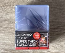25x Ultra Pro Super Thick 3 x 4 Inch 75pt Top Loaders Toploaders Cards Protection Cases Sealed