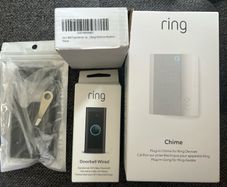 Ring Doorbell - Wired, with chime, transformer and mount.