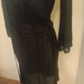 Awear black/ silver lurex wrap dress dress size UK10/12 EU38/40 Postage included Image 3