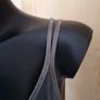 Women's Lingerie Luxury SILVER satin Chemise Image 6