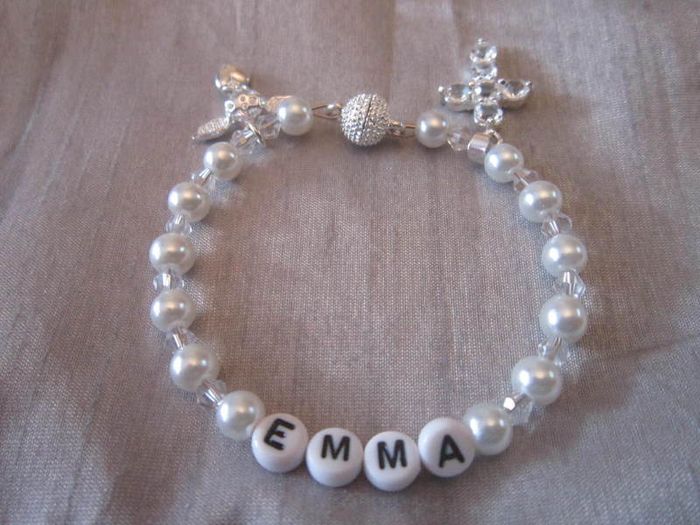 Holy Communion Name Bracelets