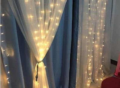 3mx3m 304 Leds Curtain string lights For Christmas Wedding Party Backdrops Home Indoor Outdoor Decoration