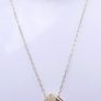 Vintage Solid 9K Gold 375 Pendant Necklace length 18" - 4,07g Image 2