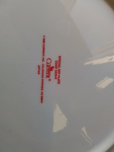 Special Day Novelty Plate