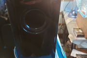 Samsung Surround Sound Speaker System, Subwoofer Speaker Model PS-WQ100, 4 Rear Speakers Model PS-RX30 and Centre Speaker Model PC-CX30