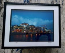 Dublin City Lights Framed Photography