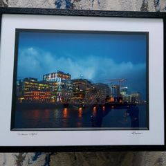 Dublin City Lights Framed Photography