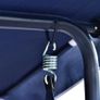 Steel 3-Seater Swing Chair w/ Adjustable Canopy Blue (FREE SHIPPING) Image 9