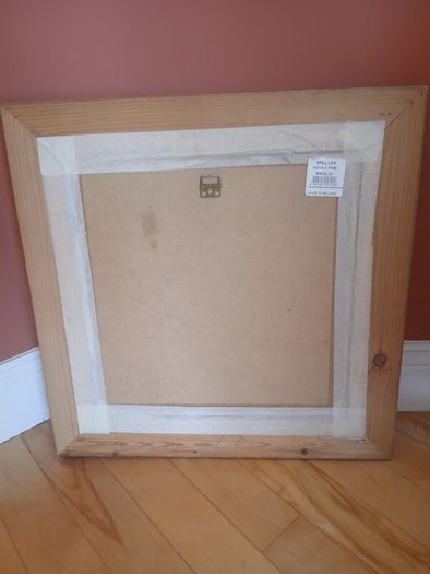 Framed Art Print: "The Striped Cloth" by Edward Noot