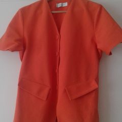 Vintage 70's Orange Top/Jacket/Blazer