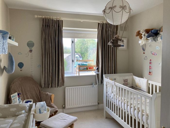 Mamas and Papas Sleigh Cot Bed and Changing Table