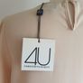 4U Forever Unique Ladies Top Nude Size UK10 New With Tag Payment By Revolut Or Paypal Image 6