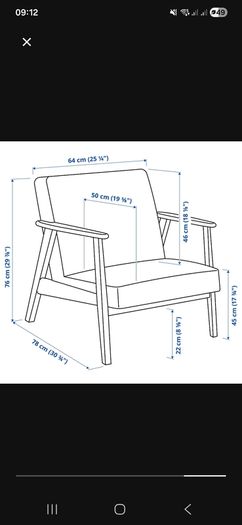 IKEA  Ekenaset Arm Chair