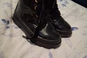 Toddler girls patent leather boots size 4jr