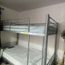 Steel frame double  bunk bed with Matresses- Image 2
