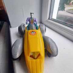 DC Batman Animated Series Jokermobile Joker Mobile Car 1993 Kenner with Joker