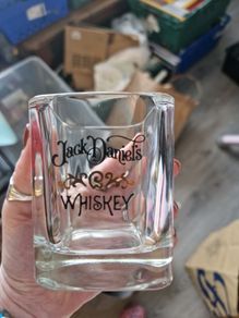 Jack Daniels 1970s whiskey Glass