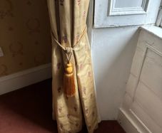 Bespoke Handmade French pleat Curtains with Tiebacks