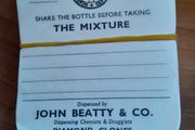 old chemist label