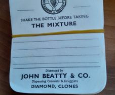 old chemist label