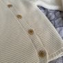 Cream baby cardigan 9-12 m Image 2