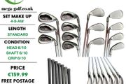 Callaway Big Bertha 2004 Irons / 4-9-Aw / Callaway Uniflex