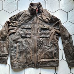 North Coast Leather Jacket brown Size L Large