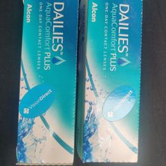 Contact Lenses +2.5 Dailies Aqua comfort Plus