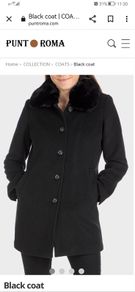 Wool mix coat