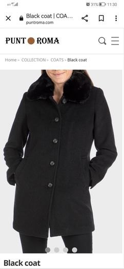 Wool mix coat