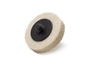 Glass Polish 11101 -Quick- Lock Felt Buffing Pad / 2" (50 mm) - 3 pk Felt Pads