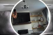 LED Large Round Mirror 80x80cm