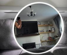 LED Large Round Mirror 80x80cm