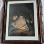 Antique Print , Religous print,  Carlo Maratta, Holy Night, Renaissance Print, Carlo Maratti Image 2