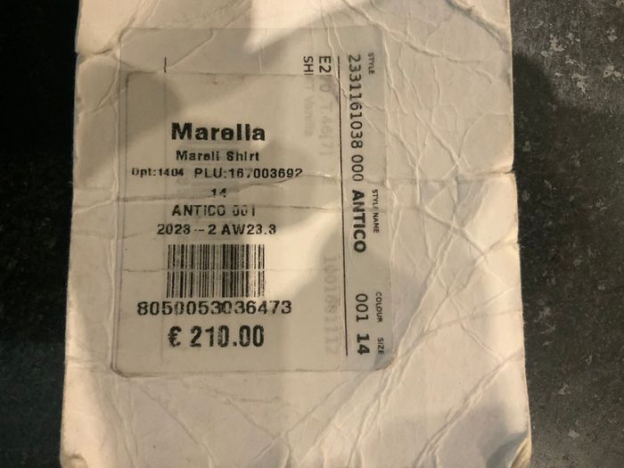 Marella silk cream shirt