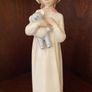 Nadal Valencia Spain Porcelain Girl with Teddy Bear Figurine Image 8