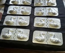 Rare Collectable Antique Duck Chocolate Mold 1920s French Aluminum Candy Mold Price Is For 1 Only, I have 10,.  Postage Available or Collection,