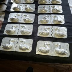 Rare Collectable Antique Duck Chocolate Mold 1920s French Aluminum Candy Mold Price Is For 1 Only, I have 10,.  Postage Available or Collection,