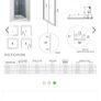 verve 900mm shower door Image 2