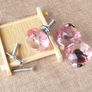 10 X 30MM Acrylic Glass Diamond Cut Cabinet Door Drawer Knob Kitchen Dresser Wardrobe Pull Handle with Screws (MULTIPLE COLOURS AVAILABLE) Image 9