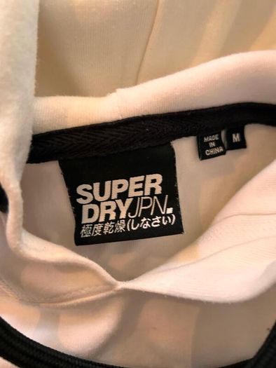 Superdry white hoodie - size M