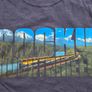 Rocky Mountaineer Rockies Men's Train T-Shirt Size XL Image 2