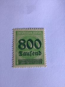 Rare/Genuine WW1 era German stamp  overprint