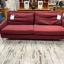 Red 3 Seater Sofa Image 3