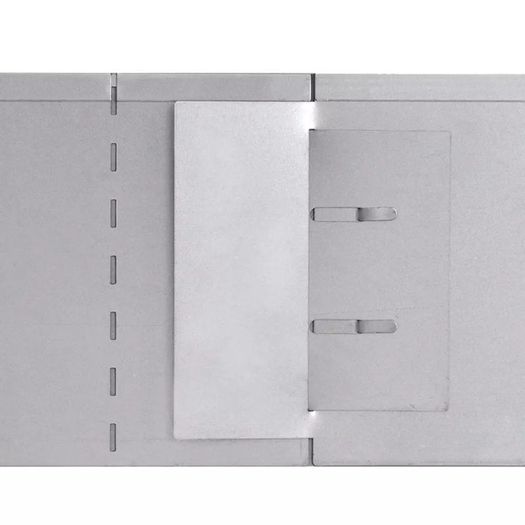 Lawn Fence 10 pcs Galvanised Steel 100x20 cm