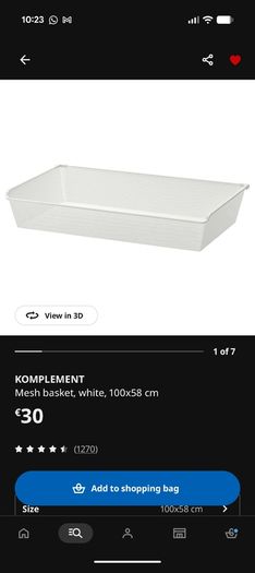 IKEA PAX Baskets (Brand New)