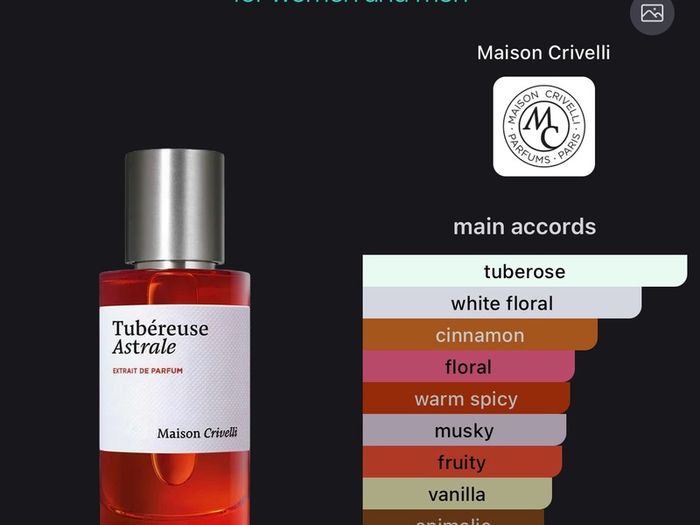 Maison Crivelli Tubereuse Astrale 50ml